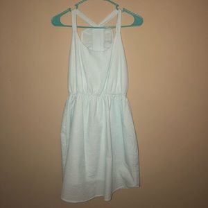 Blue Seersucker Boutique dress